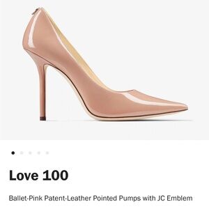 | Jimmy Choo | Love 85 Ballet Pink Pumps